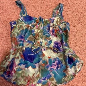 Silky tank from Anthropologie